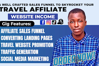 boost your travel affiliate earnings with custom sales funnel