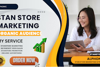 do stan store marketing for stan store, stan store design, stan store promotion