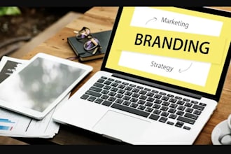 develop the marketing, branding strategy for your brand, business strategy