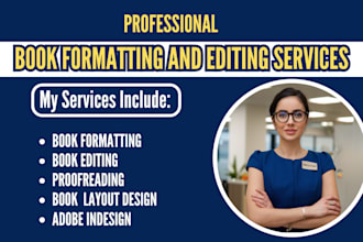 be your book editor, developmental editor, KDP book formatting adobe indesign