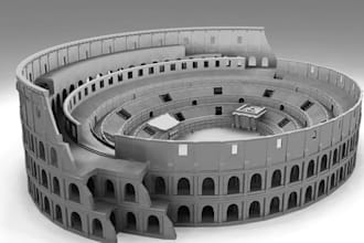 3d government house model 3d monument design 3d building model for 3d printing
