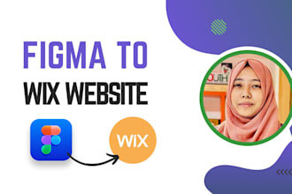 convert figma to wix website design or redesign wix website