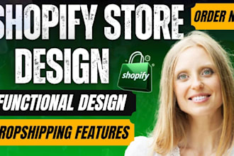 custom shopify store clone redesign shopify  website create dropshipping store