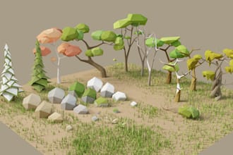 design 3d environment model, 3d game environment, vrchat world design, 3d model