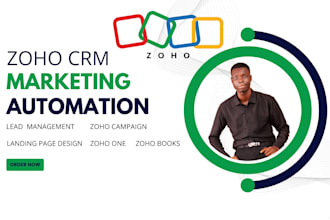 create zoho automation, zoho one, zoho books using zoho crm
