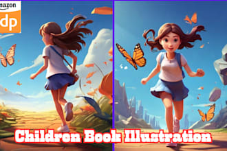 design children storybook illustration kids story children book illustration