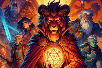 draw dnd party fantasy and oc character design art