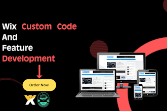 do custom wix velo code to build wix websites as wix developer and designer
