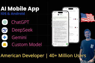 develop chatgpt, deepseek, gemini app for ios android flutter
