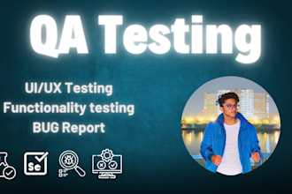 qa testing website and app UI UX and functionality testing
