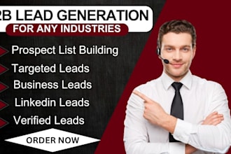 do b2b lead generation, linkedin contact leads, and prospect email list building