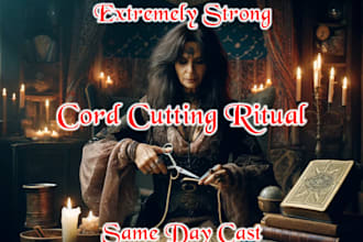 cast powerful cord cut spell, curse removal, hex spell removal protection spell