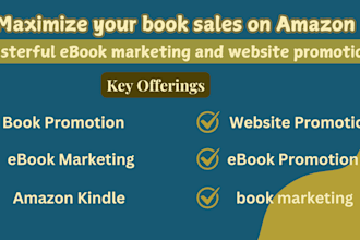 expert book and ebook marketing, amazon KDP ads and promotion services