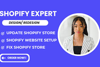 shopify website redesign fix shopify website ,migrate shopify help expert