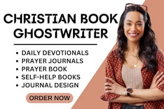 ghostwrite christian ebook prayer journal memoir daily devotional self help