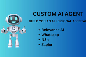 set up an ai virtual assistant with the use of relevance ai, n8n,whatsapp