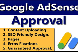get google adsense approval for your website, develop adsense approved website