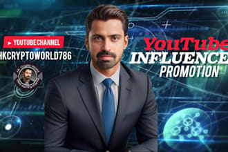 promote your crypto , meme, nft project on youtube channel