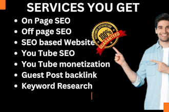do on page , off page  and tecnical SEO
