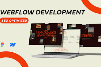 design and develop a custom webflow website with legal pages