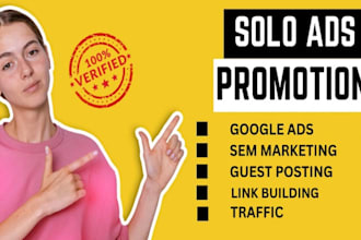 do solo ads promotion mlm leads affiliate link promotion