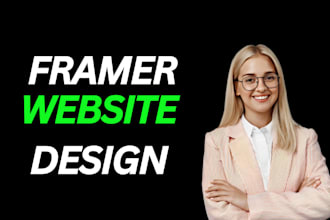 design framer website, webflow website, figma to framer or figma to webflow