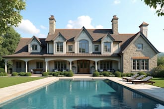 do 3d exterior, interior design,sketchup 3d model and architectural 3d rendering
