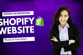 build shopify website design, shopify website redesign, shopify store design