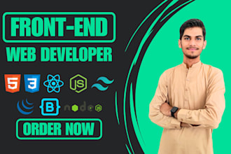 build a react frontend website with tailwind CSS and custom API integration