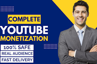 do fast organic youtube video or channel promotion for monetization