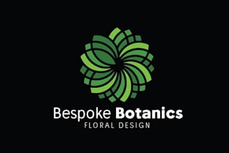 create a modern, unique floral logo design for your brand