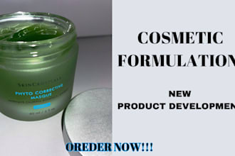 be cosmetic chemist to develop formulation for organic products