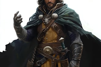 illustrate your oc, fanatsy or dnd character art