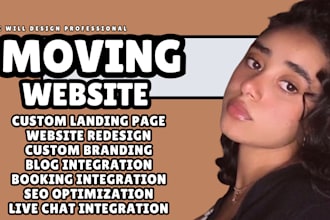 moving website logistics trucking dispatch, moving company website