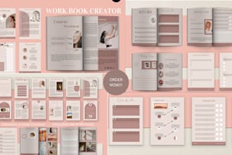 design fillable pdf journal interactive canva ebook design workbook lead magnet