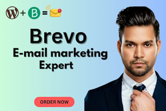 design brevo email marketing newsletter template, get bravo all services