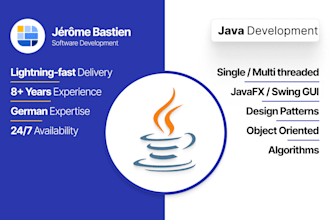 develop java, swing and javafx applications