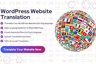 do your wordpress website translation into any language
