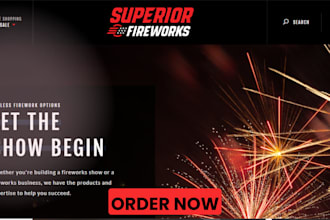 build rocket firework website brick store sparklers roman candles website