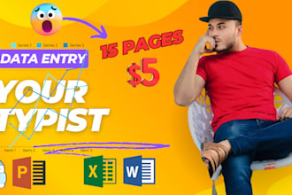 convert PDF or images to word or excel with accuracy in 2hrs