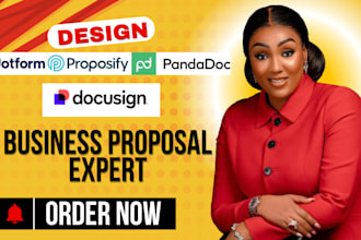 design proposify, pandadoc, proposal template design, docusign , better proposal