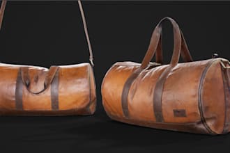 do 3d shoe bag heel jewelry footwear sneaker sandal ring watch pendant model