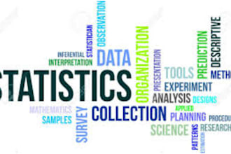 do graphics, statistics, charts, bars