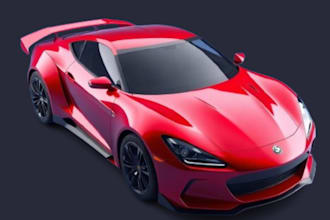 do 3d car model, car rendering, hard surface car body part,  3d printing