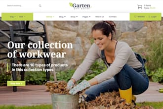 landscaping website, gardening website, lawn care website, farming website