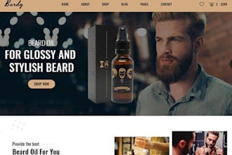 design money making beard oil shopify beard oil store barber website beard shop