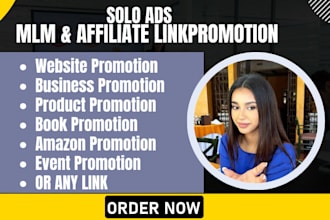 guarantee signup leads affiliate marketing USA solo ads campaign MLM promotion