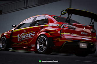 create custom liveries design and skins image for vehicles, police cars, ems
