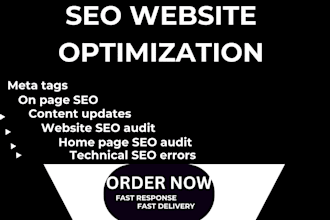 design SEO optimized author book website ebook website business website
