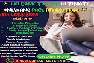 promote your onlyfans page, fansly, patreon and fanvue to go viral and wider